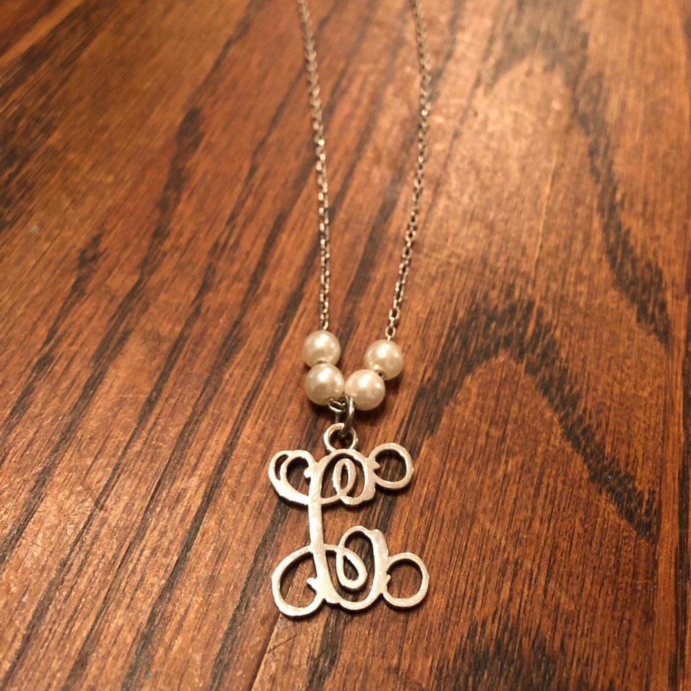 ‘C’ Pearl Necklace